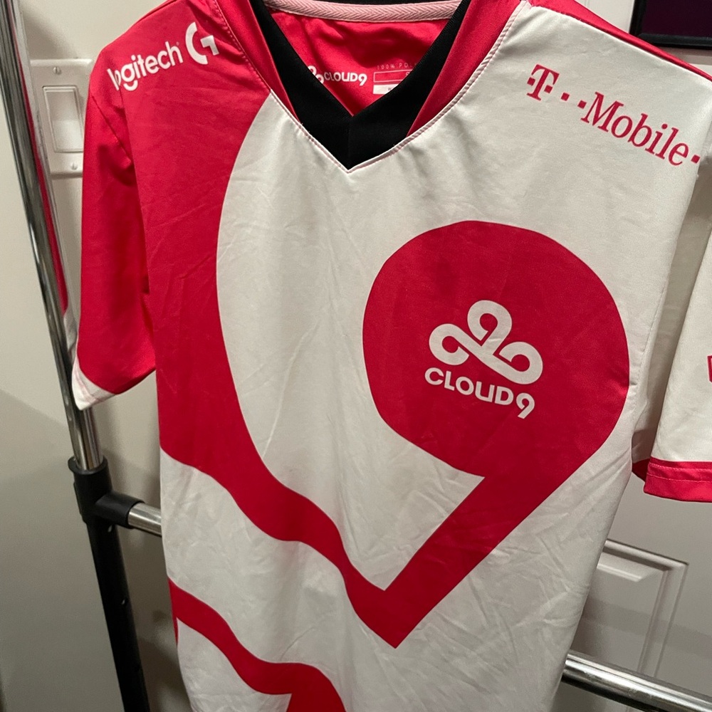 Cloud 9 League of Legends Esports Team Jersey Limited Edition Magenta T-Mobile